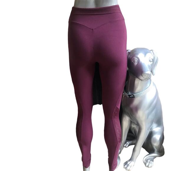 Gymshark Purple Perforated Leggings Women's Size XS - Picture 1 of 10